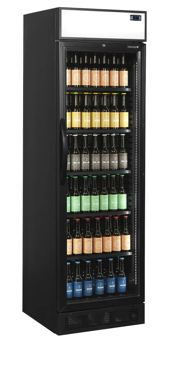 Enfriador de botellas negro TEFCOLD