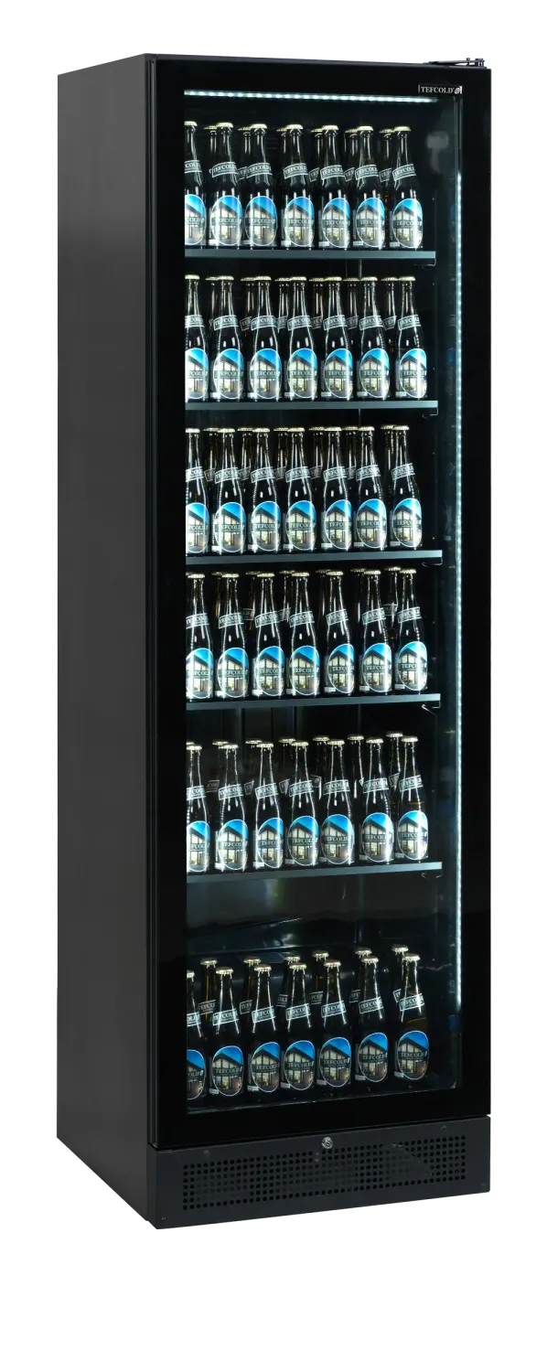 Expositor refrigerado negro TEFCOLD