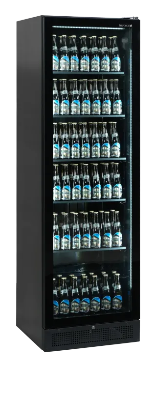 Expositor refrigerado negro TEFCOLD