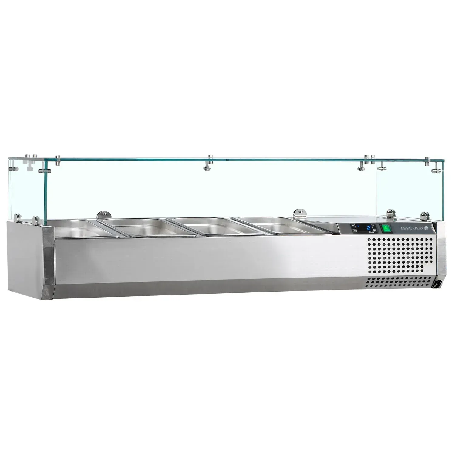 Vitrina refrigerada sobre encimera  GN1/4 TEFCOLD
