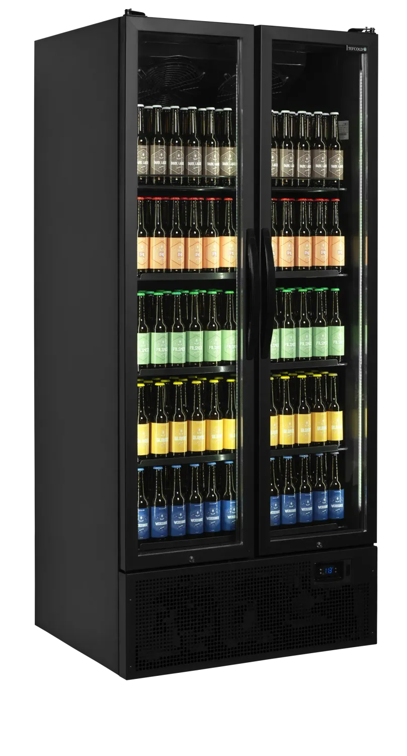 Expositor refrigerado color negro TEFCOLD