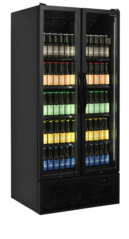 Expositor refrigerado color negro TEFCOLD