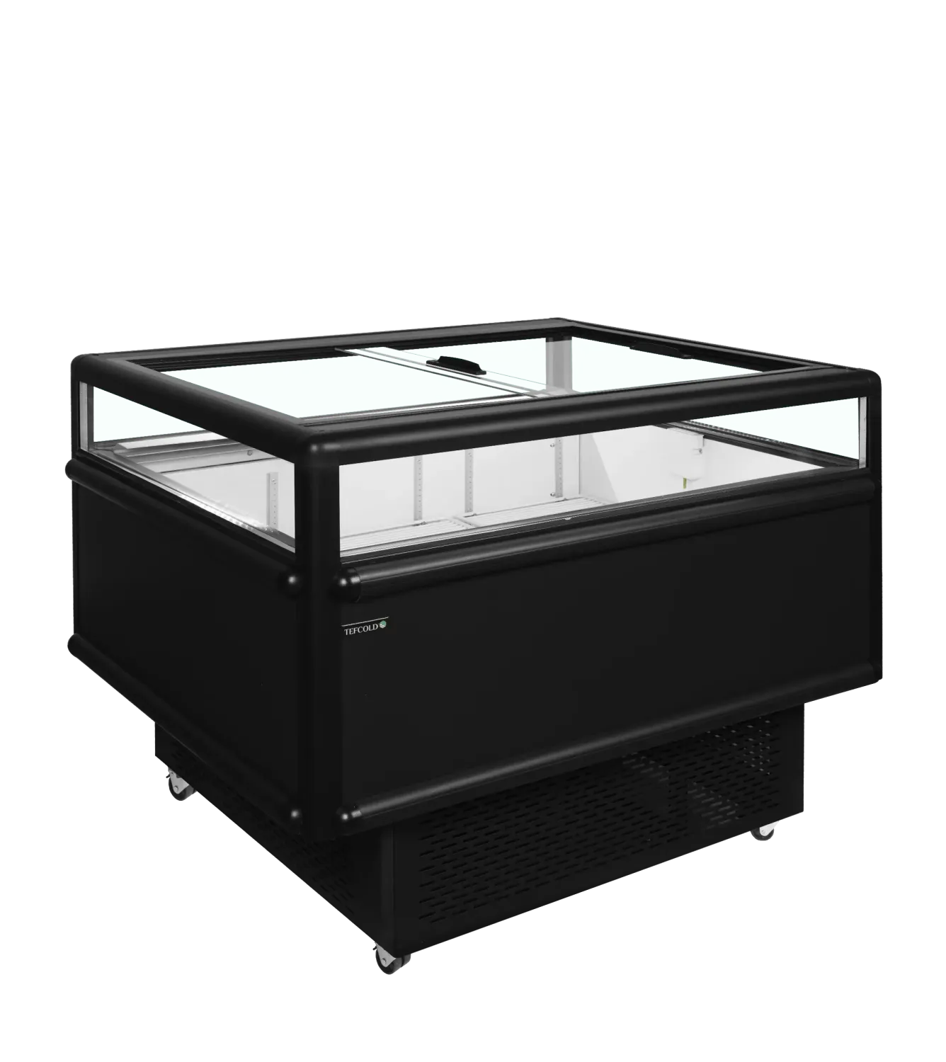 Refrigerador para la venta por impulso color negro TEFCOLD