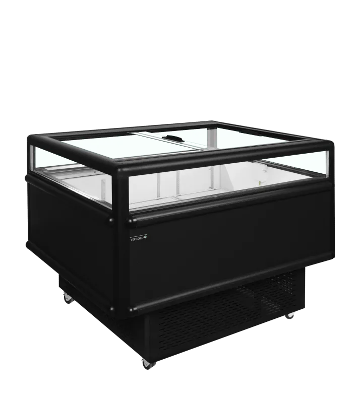 Refrigerador para la venta por impulso color negro TEFCOLD