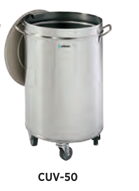 Cubos de acero inoxidable CUV-50 EDENOX