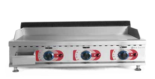 Plancha a gas de 16mm hierro 650mm EUTRON
