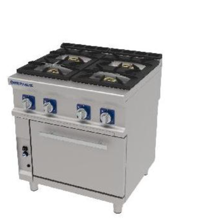 Cocina a gas MOD. CG-741 PRO LINE serie 750 REPAGAS