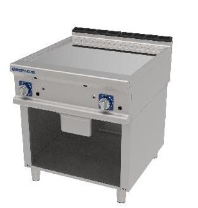 Fry-top a gas MOD. FTG-92/CDS PRO LINE cromo serie 900 REPAGAS