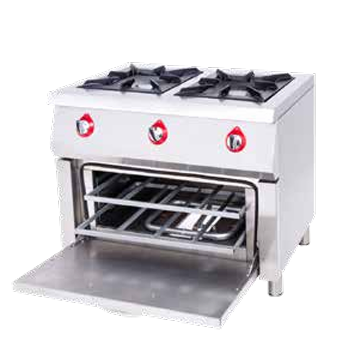 Cocina a gas industrial serie eco 2-LPG EUTRON