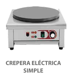 Creperas eléctricas simple EUTRON