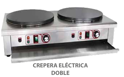 Crepera eléctrica doble EUTRON