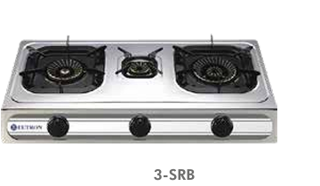 Cocina de sobremesa industrial 3-SRB EUTRON