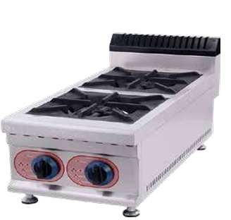 Cocina industrial de 2 fuegos EUTRON