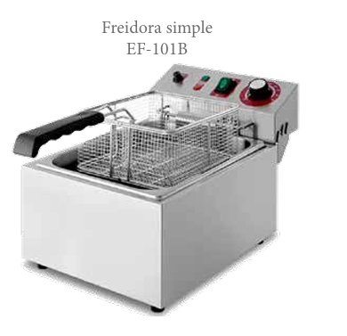 Freidora  simple EF-101B EUTRON