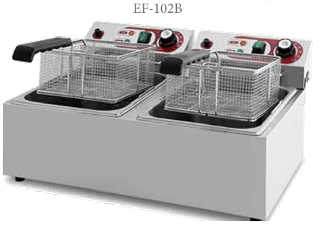 Freidora doble EF-102B EUTRON