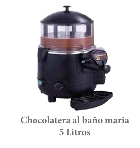 Chocolatera al baño maría 5 litros EUTRON
