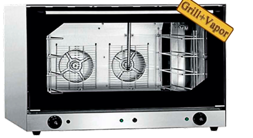Horno de convección YXD-8A con 2 ventiladores y vapor EUTRON