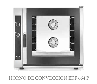 Horno eléctrico ventilado a convección EKF 664 P EUTRON