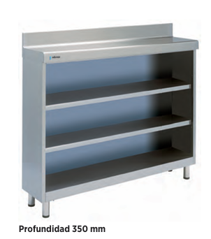 Mesa estantería frente mostrador 1 estante MA-1035