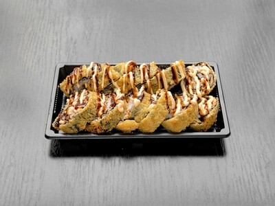 103.GEFRITUURDE DRAGON EYES ZALM