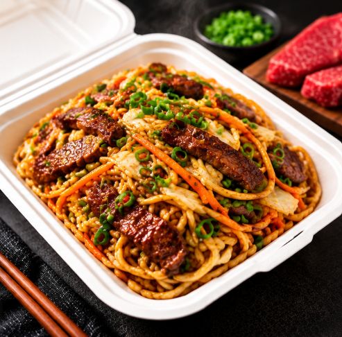 Bami Goreng met rundvlees