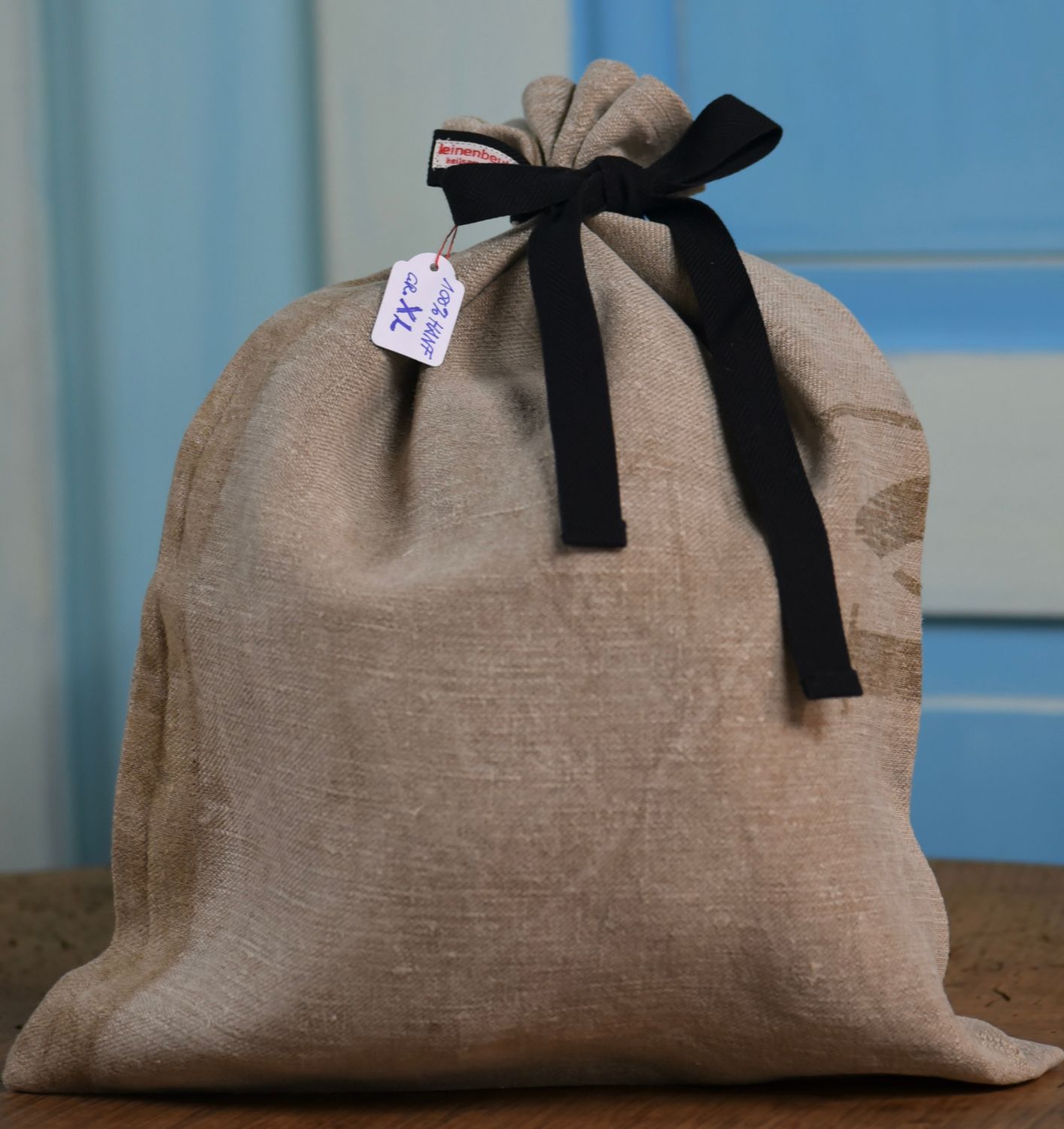 Brotbeutel Gr. XL Hanf antik Natur