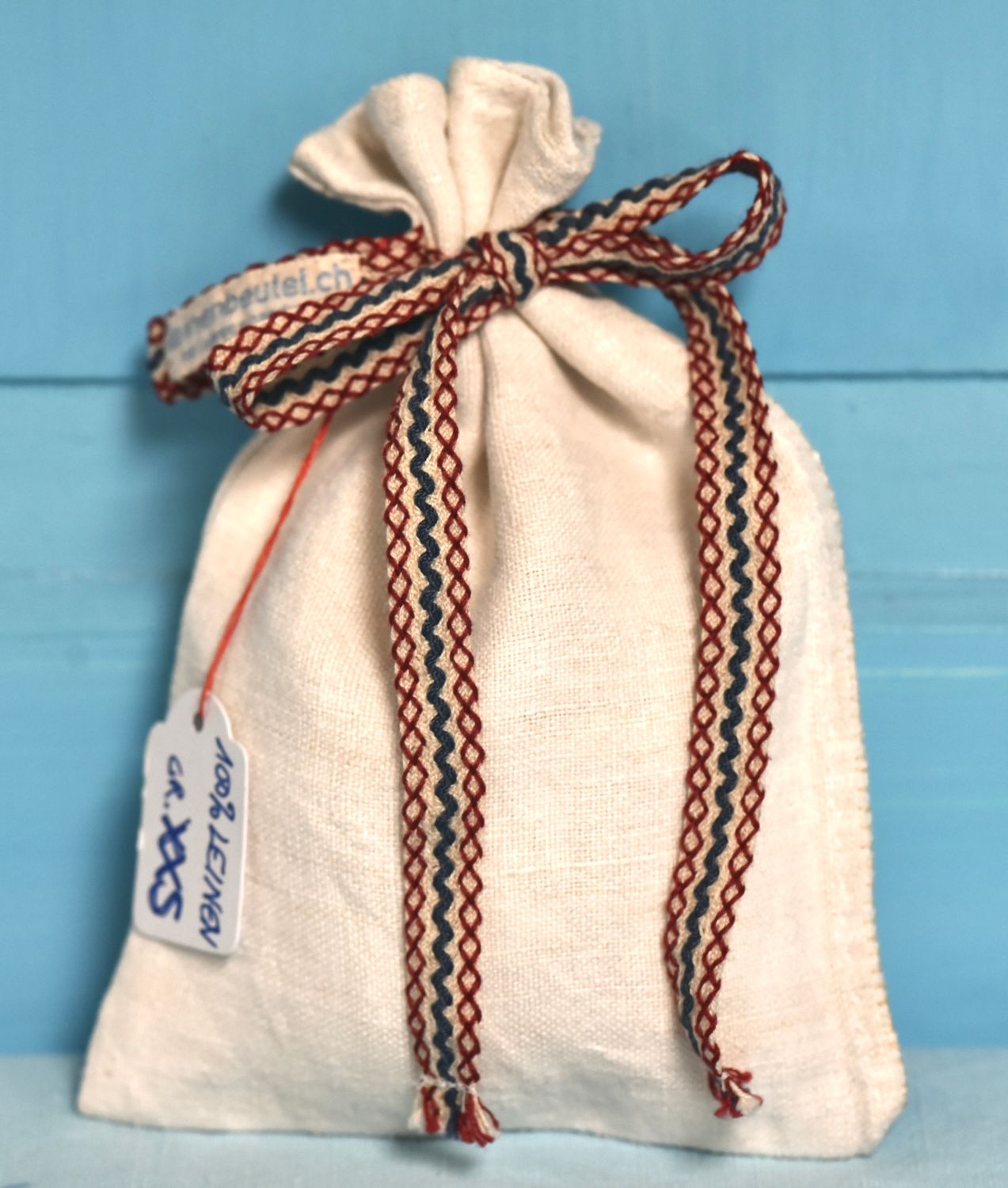 Leinenbeutel Gr. XXS weiss antik