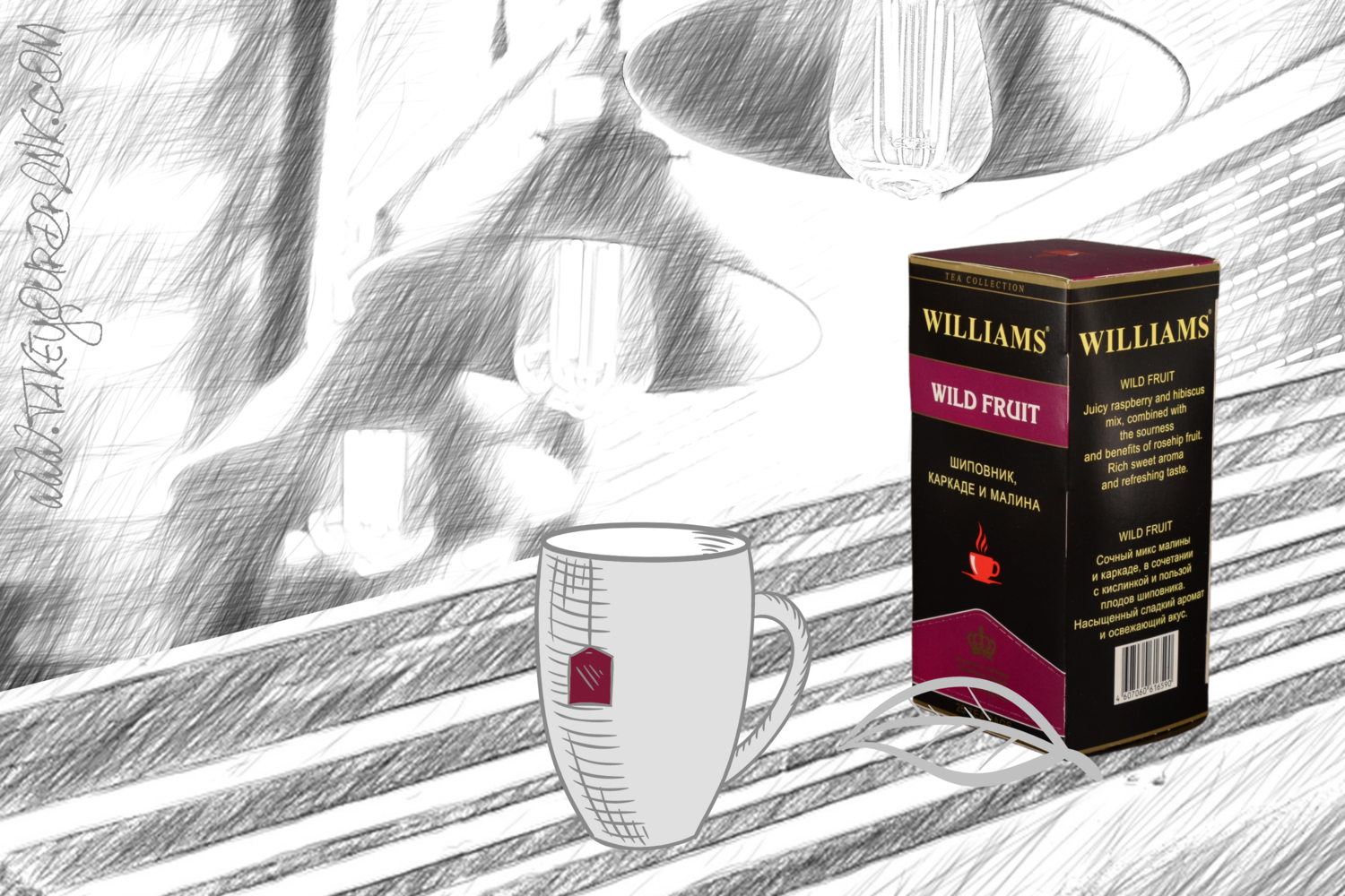 Чай пакетированный Williams Wild Fruit 25 пакетов