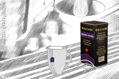 Чай пакетированный Williams Spring Thyme 25 пакетов