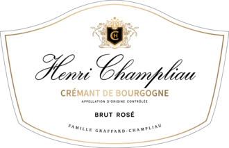 HENRI CHAMPLIAU, Crémant de Bourgogne Brut Rosé, France (NV)
