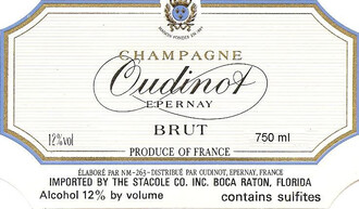 OUDINOT, Brut, Champagne, France (NV)