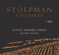 STOLPMAN VINEYARDS, Syrah Estate Grown Ballard Canyon, California 2018