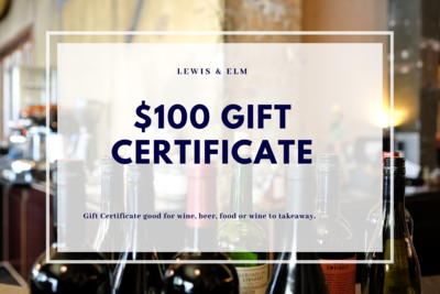 $100 Gift Certificate