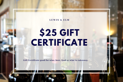 $25 Gift Certificate
