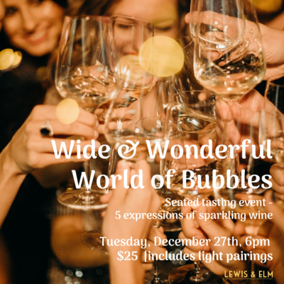 Wonderful World of Bubbles, December 27th, 7pm
