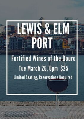 Wine Education Series - Port!
Tue Mar 26, 6pm
