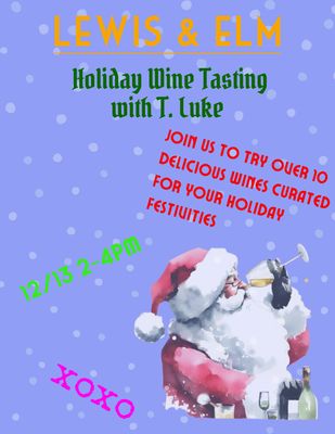 Holiday Wine Tasting