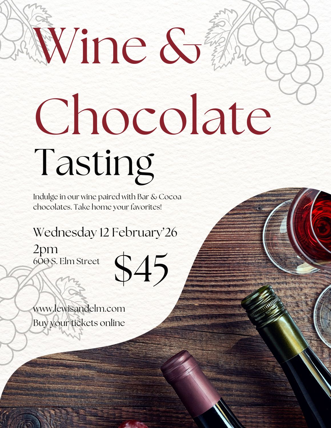 Wine &amp; Chocolate Tasting