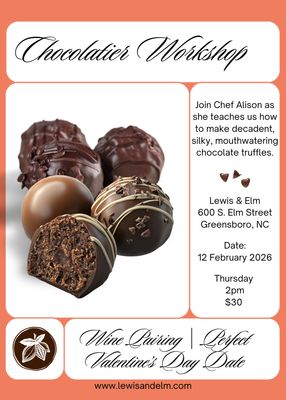 Chocolatier Workshop