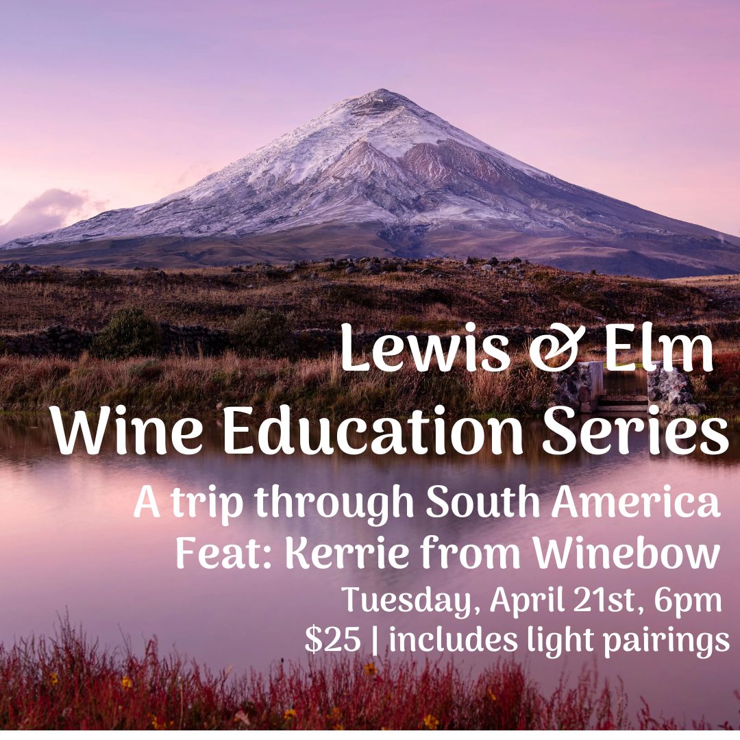 Wine Education Series: South America