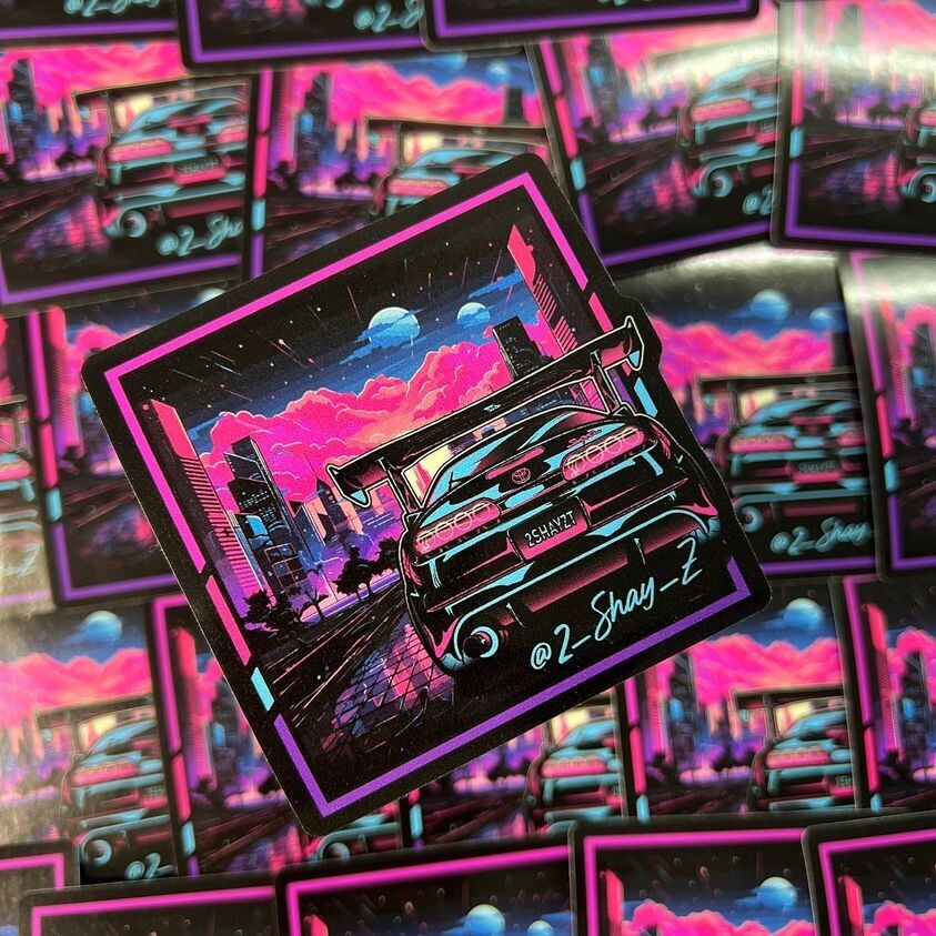 Retro Supra Decal