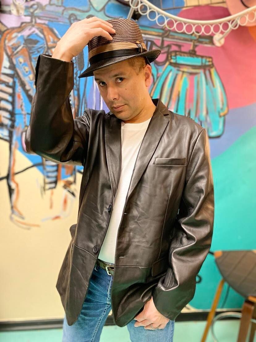 Pure Leather . Lambskin Blazer