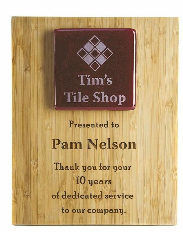 Eco Conscious Glass Tile Award - 3 Sizes