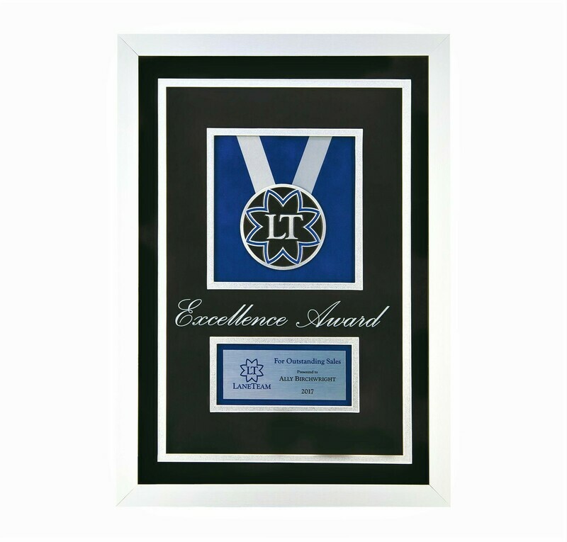 Framed Honor Medallion Award 3 sizes