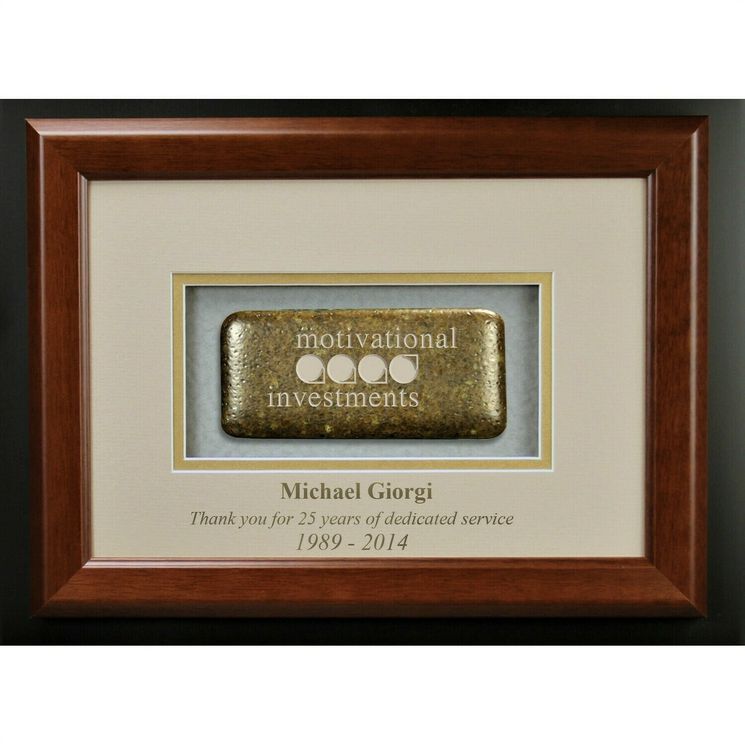 Eco Conscious Framed Glass Award