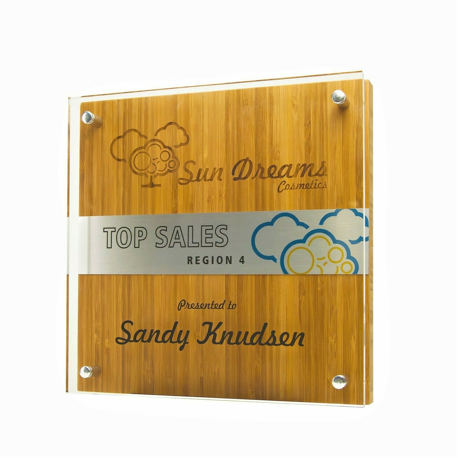 Shimmer Bamboo Accent Award