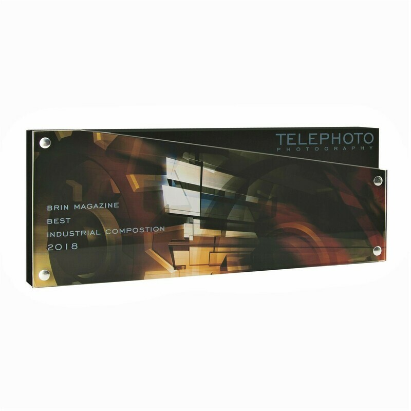 Shimmer Carved Edges Plaque