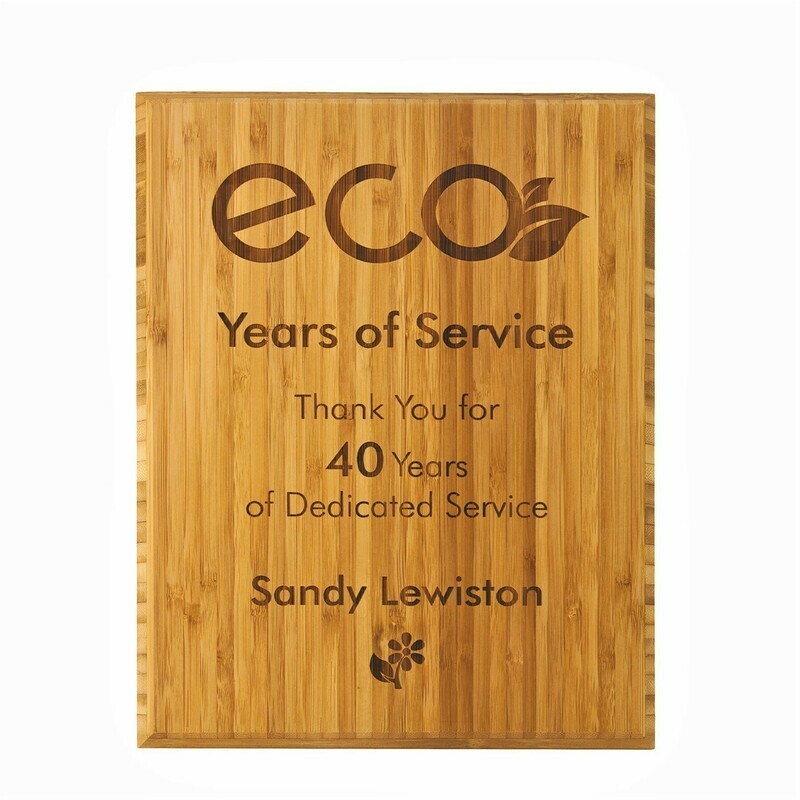 Eco Conscious Lasered Panel Plaque - 4 sizes