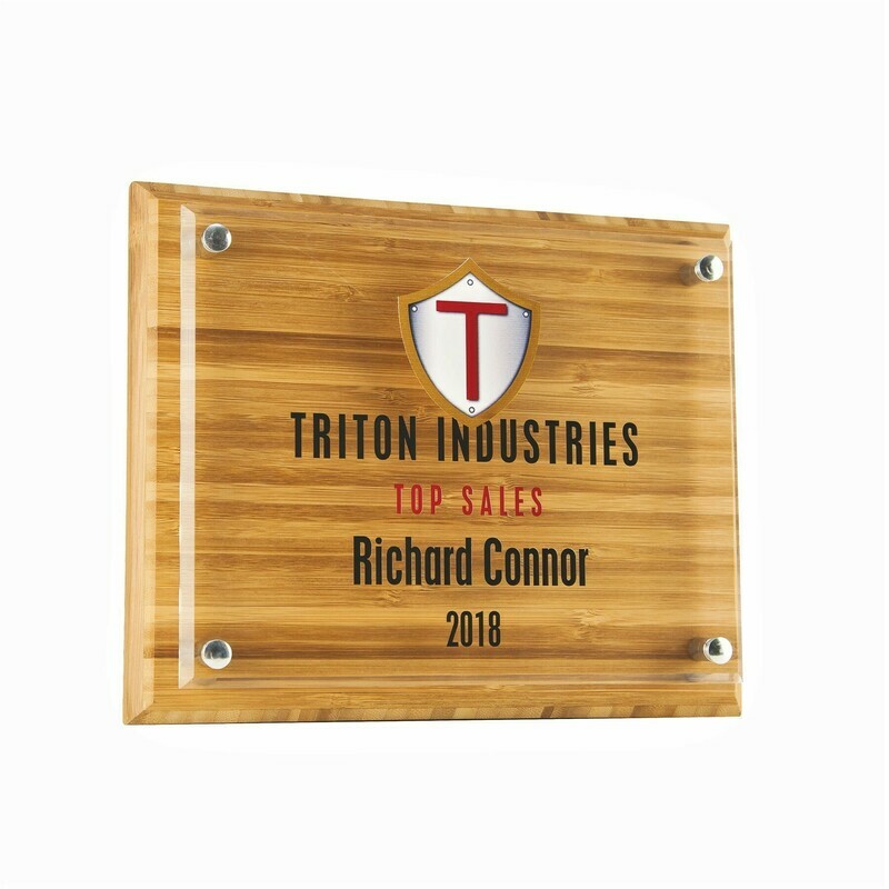 Bamboo Layered Shimmer Plaque - 5 sizes