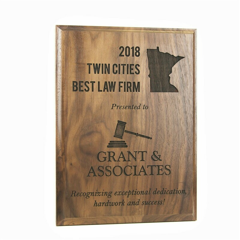 Lasered Tradition Plaque - 3 Sizes
